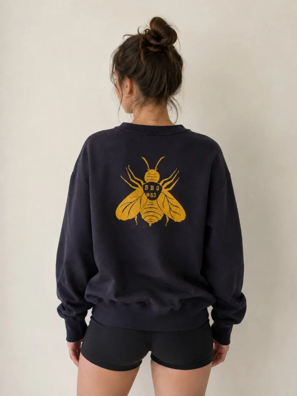 Vintage B'nai B'rith Girls BBG #63 Russell Athletic Sweatshirt Navy Size M - Picture 2 of 11